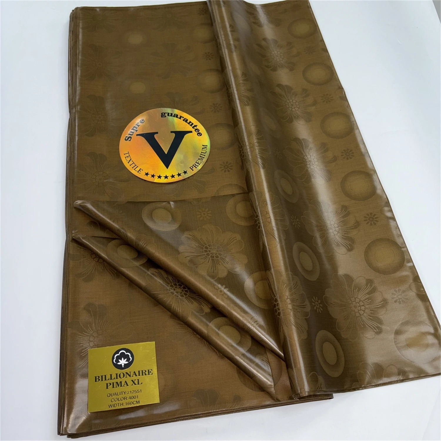 

5 Meters Fragrance Bazin Riche Fabric African Fabric 2025 High Quality 1.6M Wide 100% Cotton Nigerian Lace Fabrics For Dress Sew