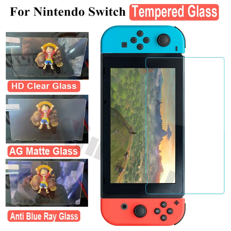 AG matte HD Tempered Glass Screen Protector For Nintendo switch Anti Blue ray Protective Film For Nintendo Switch OLED lite