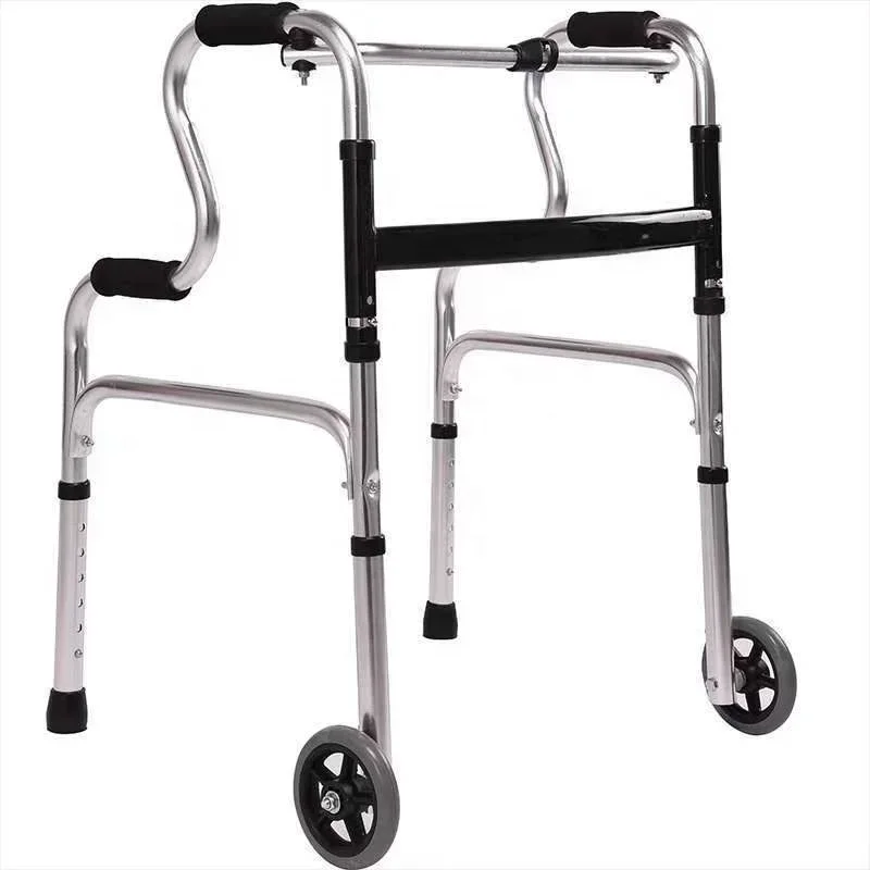 Aluminum Alloy And Stainless Steel Walking Aid Four-legged Walk aid for the  elderly  seniors