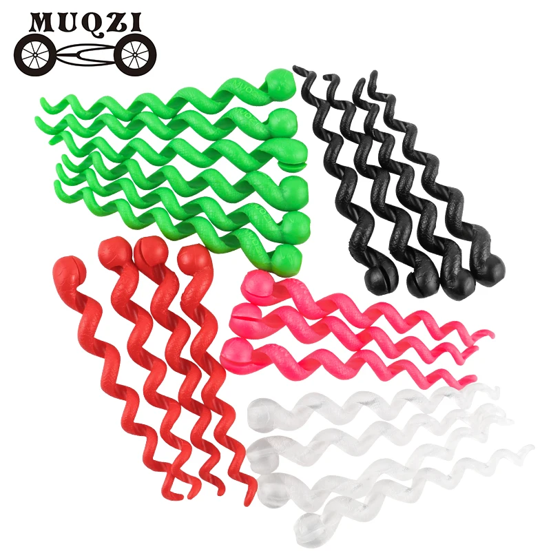 MUQZI 4/8 Pieces Bicycle Frame Protection Rubber Sleeve For Frame Shift Brake Cable Hydraulic Brake Housing Protector Cover