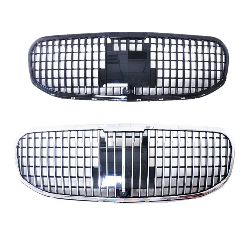 Front Grille Front Bumper Radiator Black Grill For Mercedes Benz GLS X167 X166 W166 W167 GLS400 450 GLS500 For Maybach Style