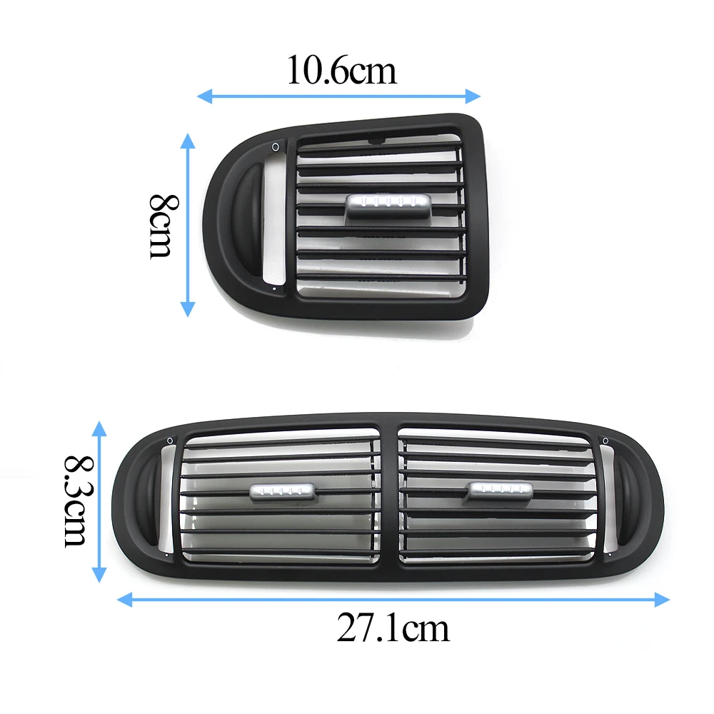 Auto-Frontarmaturenbrett-Lüftungsgitter Klimaanlagen-Auslass für Porsche Cayenne 955 9PA 2003-2009 95555222502A03 95555226301A03 – Detail 4
