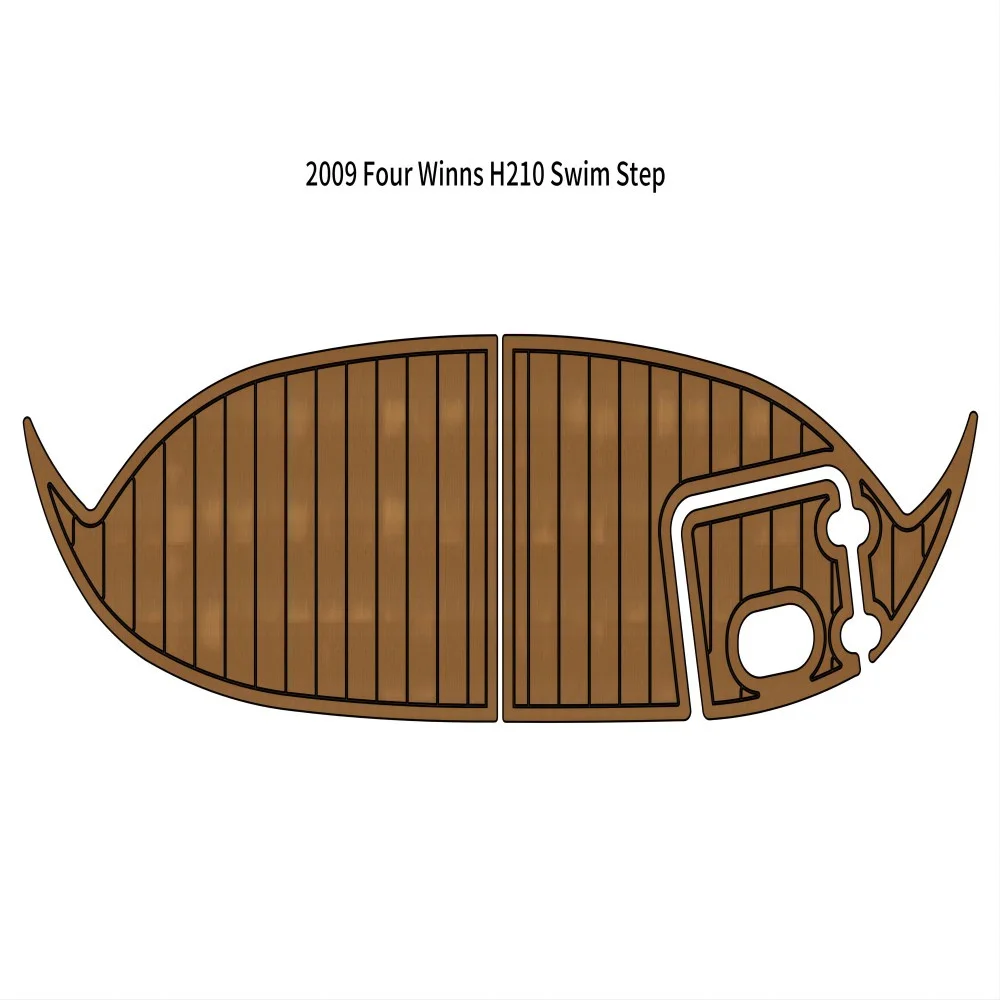 2016-2017 Cobalt 200S Swim Platform Cockpit Pad Boat EVA Foam Teak Deck Floor