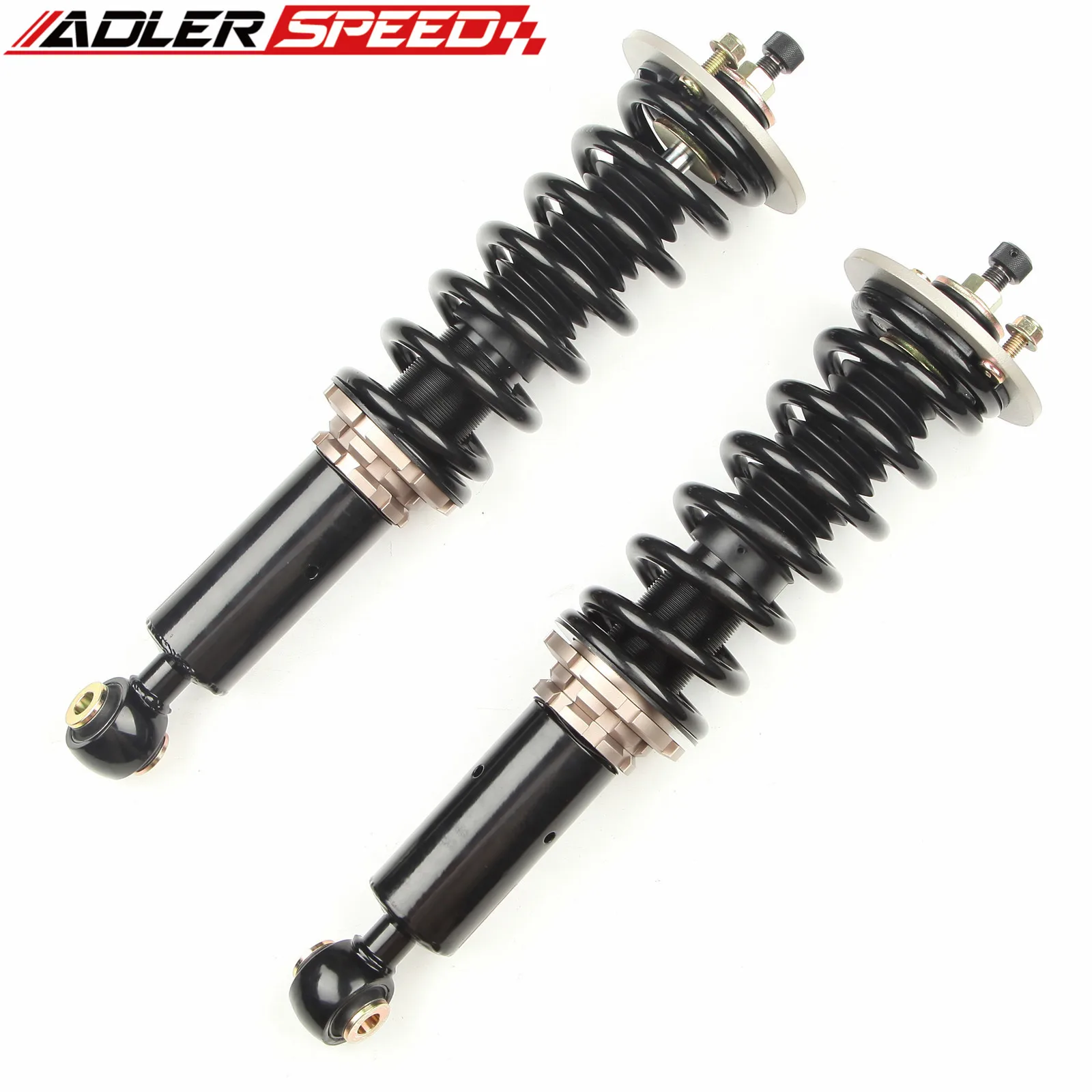 ADLERSPEED Coilovers Kit For 95-99 Nissan Sentra & 200sx B14 18 Level Adj. Springs Shocks