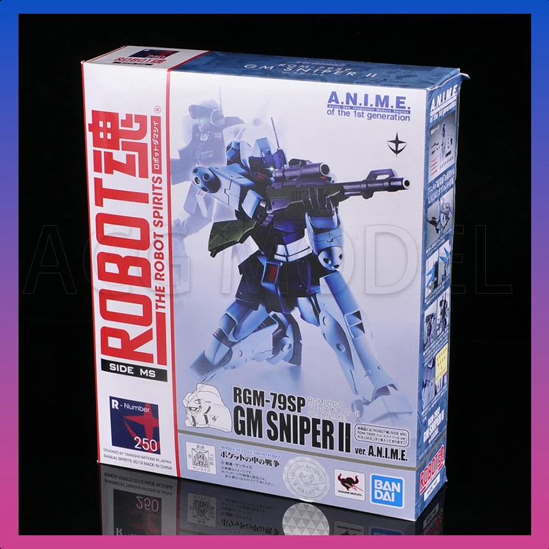 BANDAI De ROBOT GEESTEN RGM-79SP GM Sniper 2 Action Figure GM Gundam Anime Montage Plastic Model Kit Speelgoed