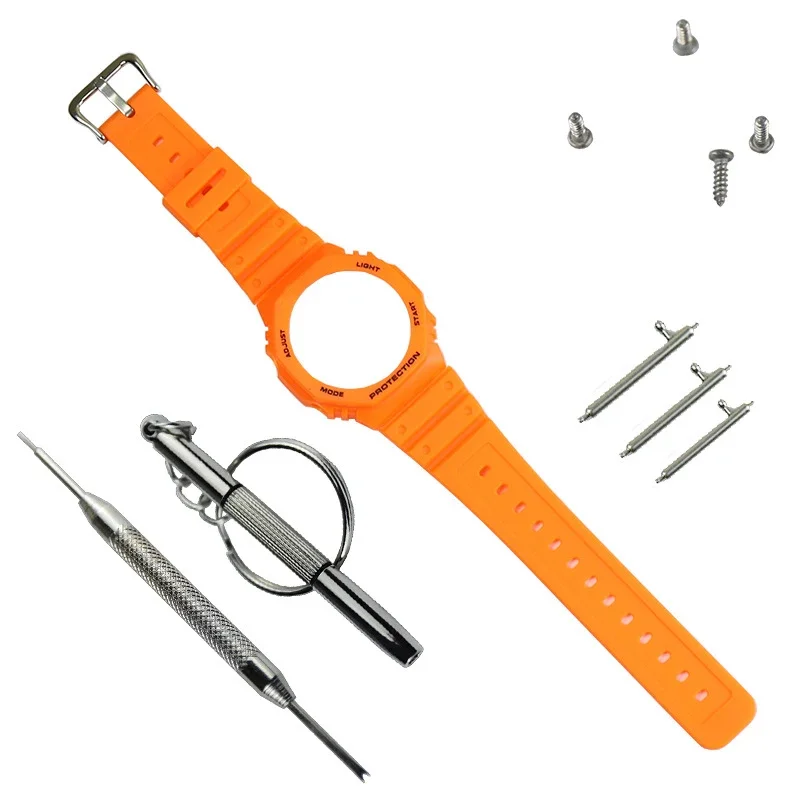 حافظة حزام ساعة سيليكون ، مناسبة لملحقات GA2100 المعدلة لمزرعة البلوط للرجال والنساء