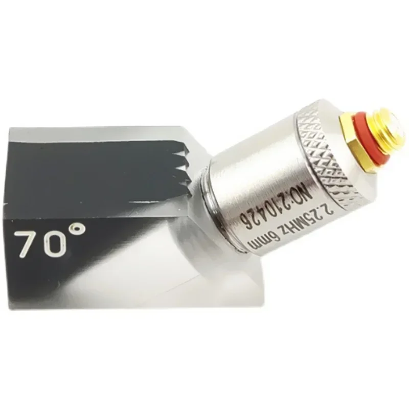 Hot Sales American Standard Detachable Angle Probe Ultrasonic Flaw Detector Detects 2.25 5MHz, Φ12, 45°, 60°, 70°