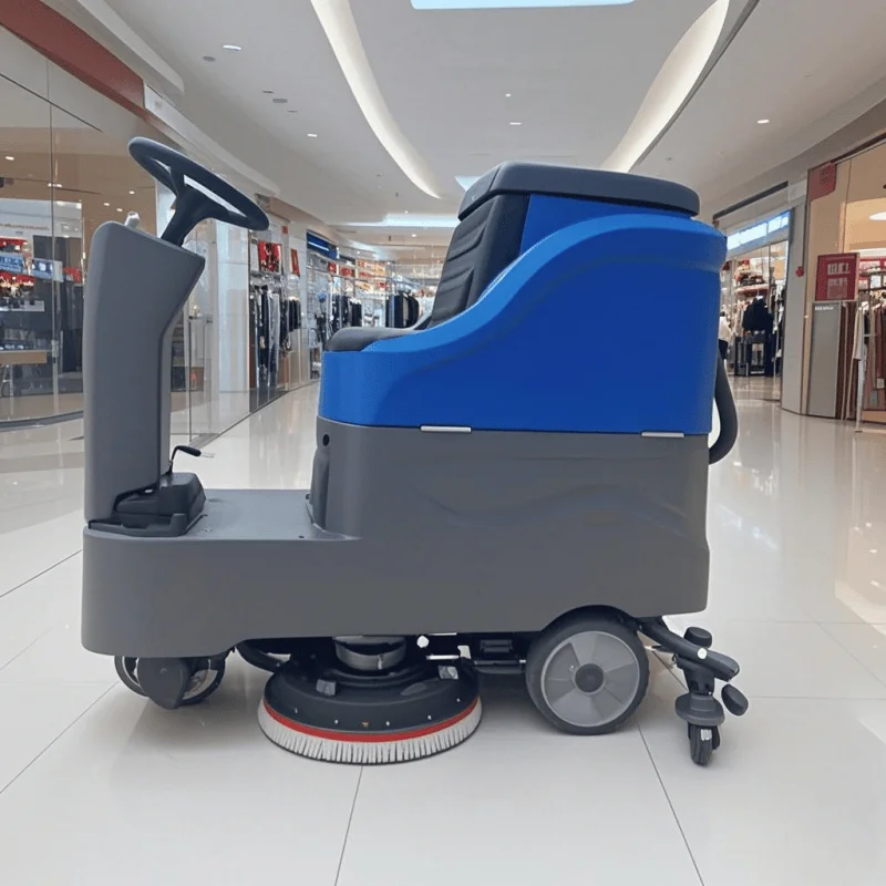 Электрическая машина для мытья полов коммерческого класса, 24 В, промышленная скрубберная стиральная машина и сушилка, универсальная система для полировки