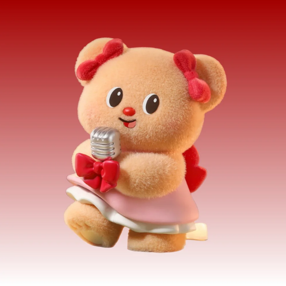 Beurre ours Top équipe boîte aveugle boîte mystère jouet à la mode Figurines en peluche poupée ornements Caixa Caja Kawaii poupées filles garçons cadeau