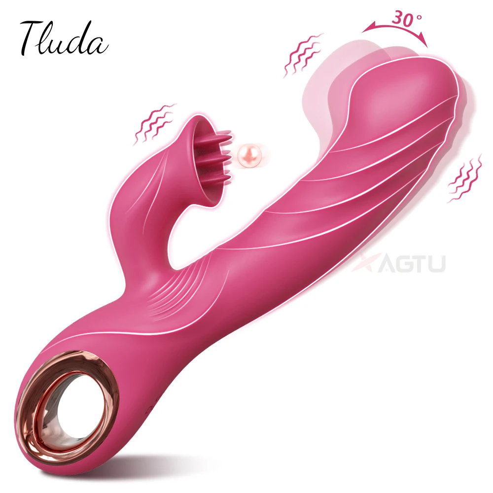 Wiggle Swing G-Spot Rabbit Vibrator for Women Vagina Vibrator Clitoris Stimulator Female Masturbator Adult Sex Toy for Women