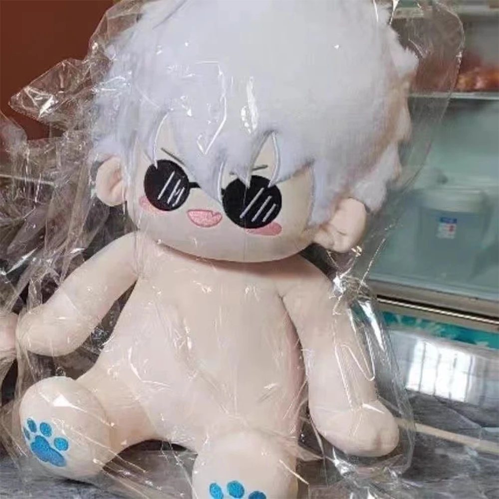JJK Anime juguetes Gojo Geto Plushies Gojo Satoru muñeco de peluche Geto Suguru Linda almohada decoración del hogar juguete de peluche coleccionable regalos para niños