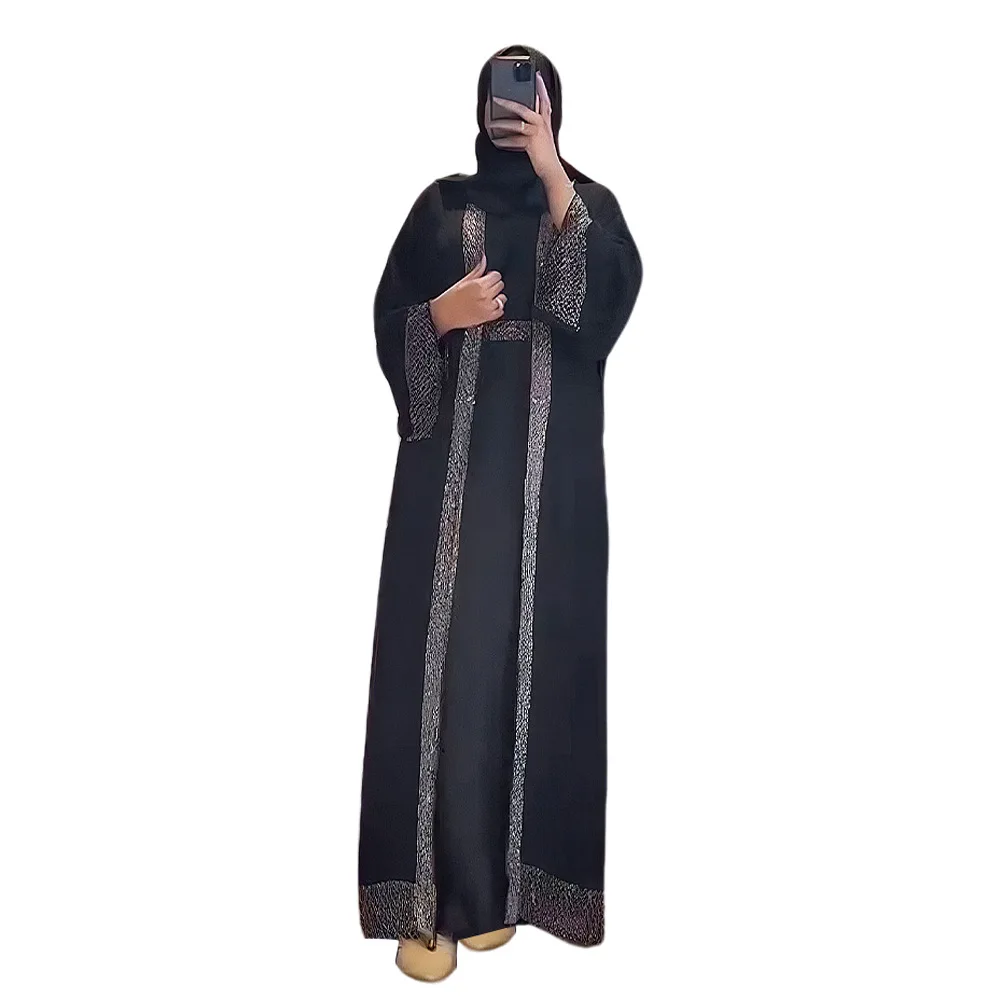 عبايات للنساء دبي فاخر 2025 شيفون بوبو موضة إسلامية قفطان مغربي فساتين حفلات الزفاف المسائية الملابس الأفريقية #5