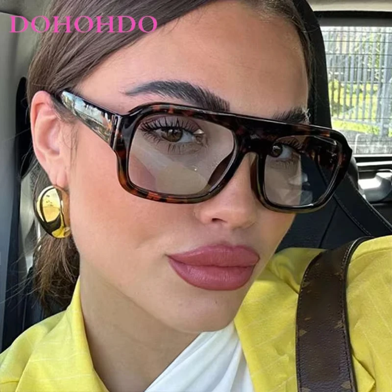 

Classic Retro Big Frame Square Sunglasses Women Men Luxury Brand Designer Outdoor Driving Summer Traveling Sun Glasses UV400