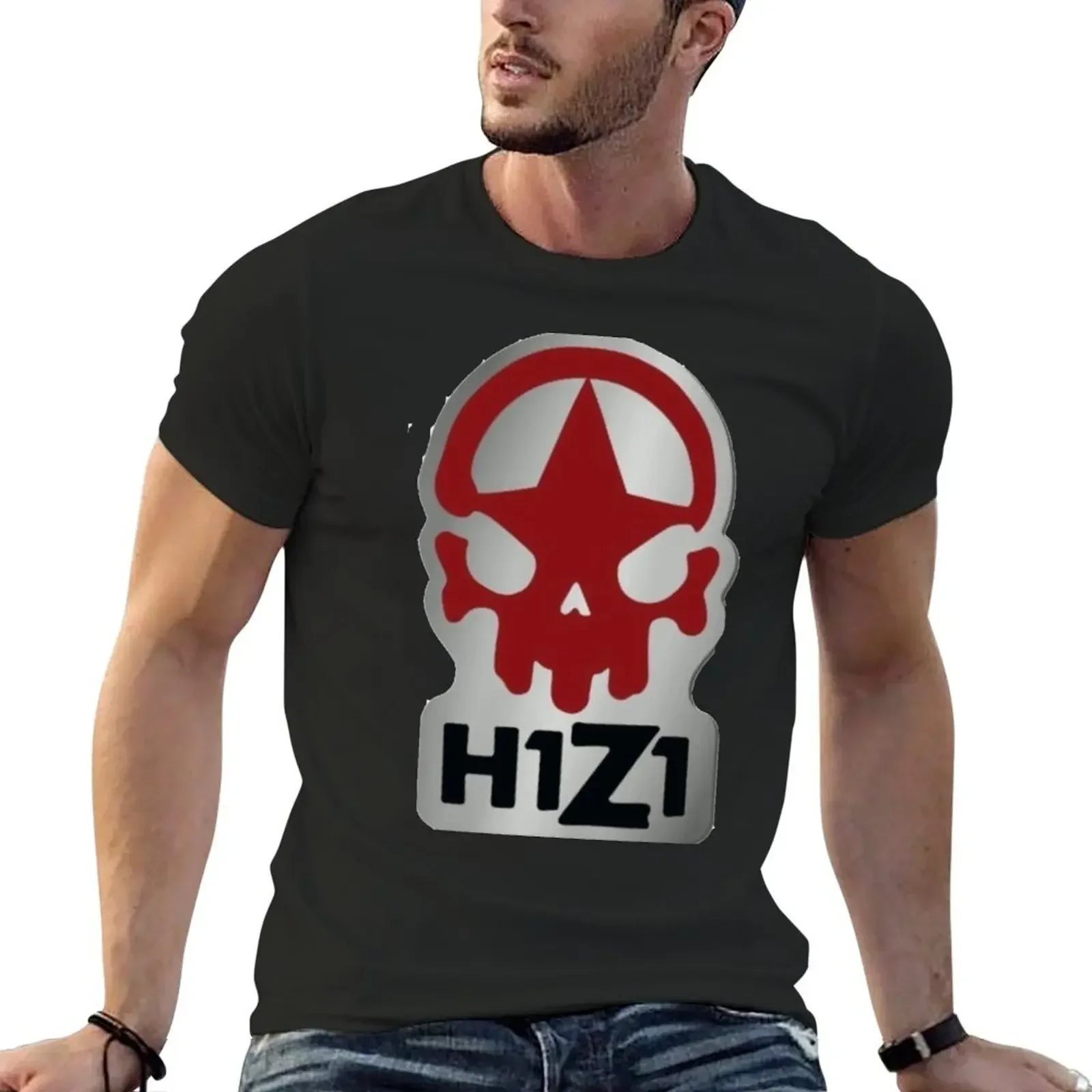 

H1Z1 Logo brand T-Shirt anime stuff Anime t-shirt man t shirt shirts graphic men t shirts high quality