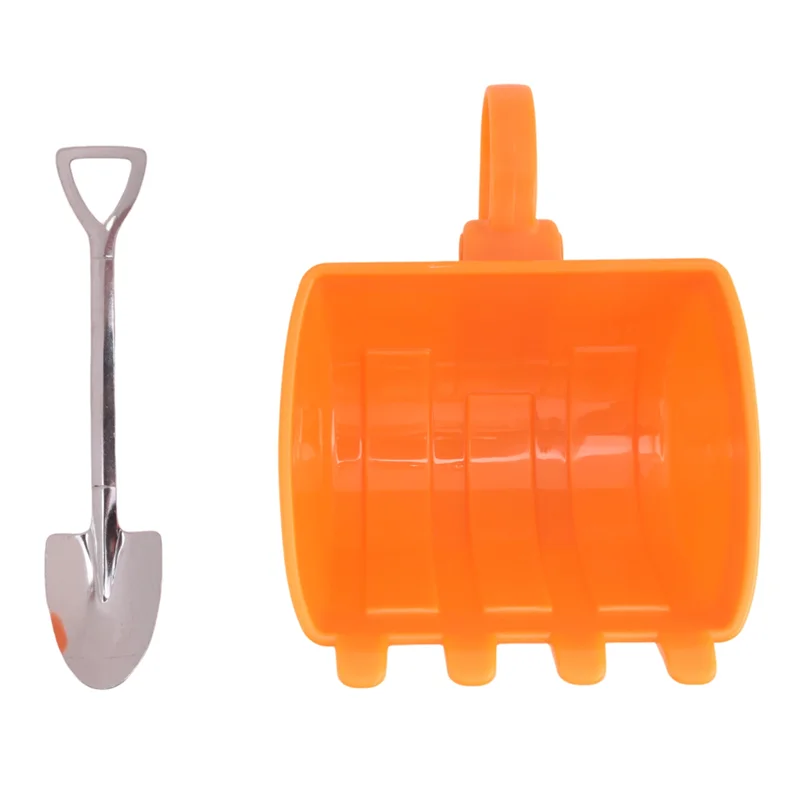 AB46-1 PCS Creative 330ML Excavator Bucket Mold Cup Coffee Mug Water Drinking Bucket Cup Tea Kitchen Drinkingware Orange