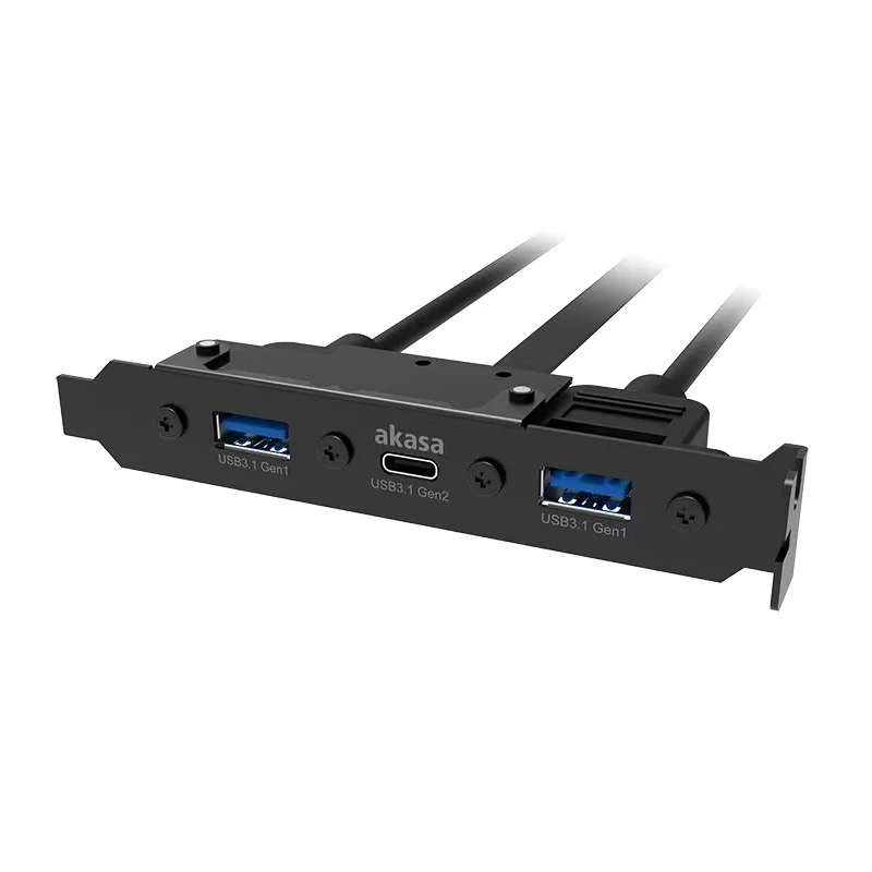JavicTech USB3.1 Gen2 Expansion Card Pcie to Typec Adapter Card Desktop HTPC Chassis Half Height Slot Connection Cable