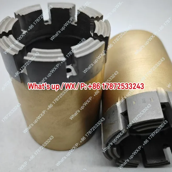 Rope hot press drill bit NQ/HQ/HTW/NTW/BTW mixed with pipe single tube semi composite pipe old landmark Soil coring