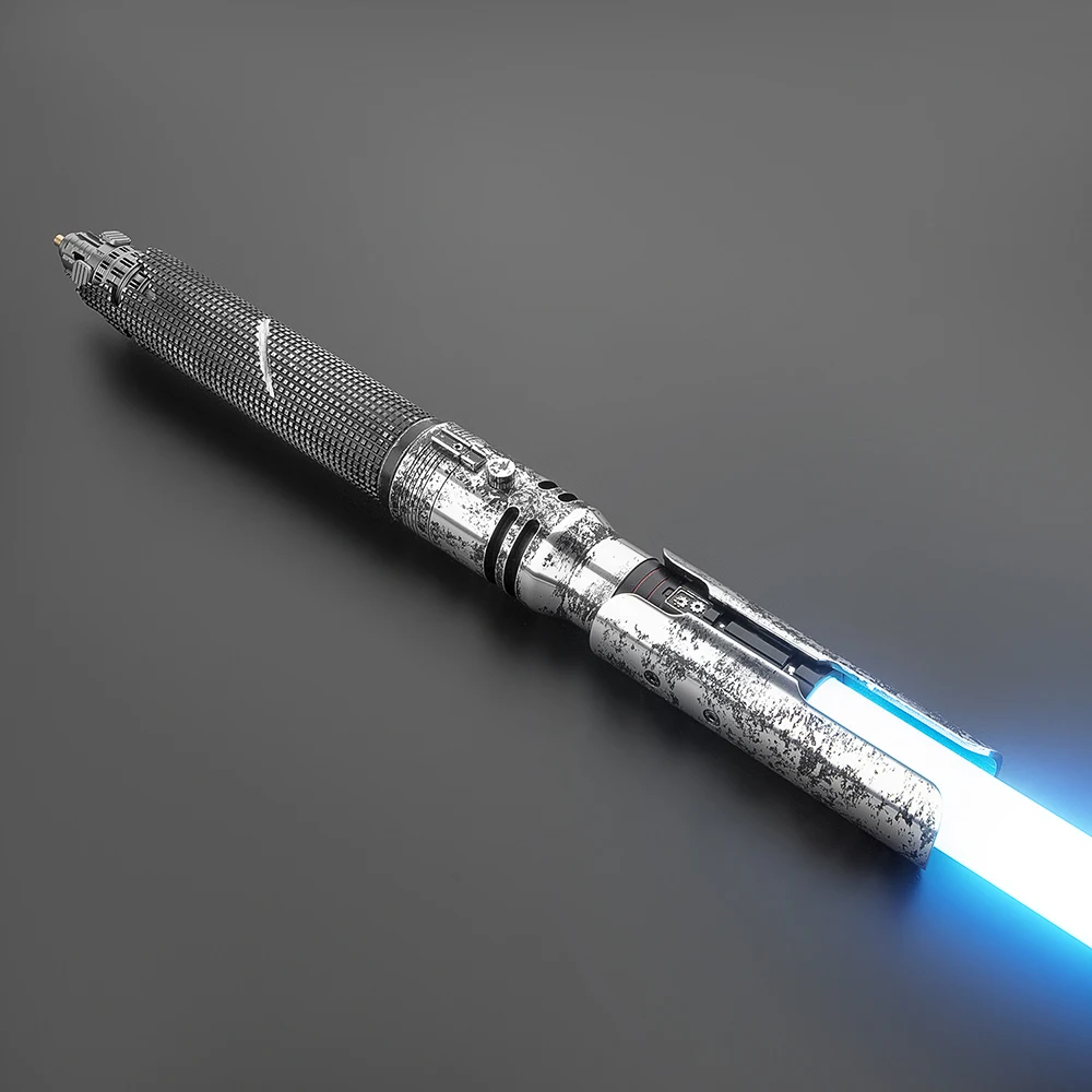 DamienSaber Cal Kestis Lightsaber الحساسة السلس سوينغ ضوء صابر الثقيلة المبارزة المعدنية المقبض مع تغيير لون لا نهائي