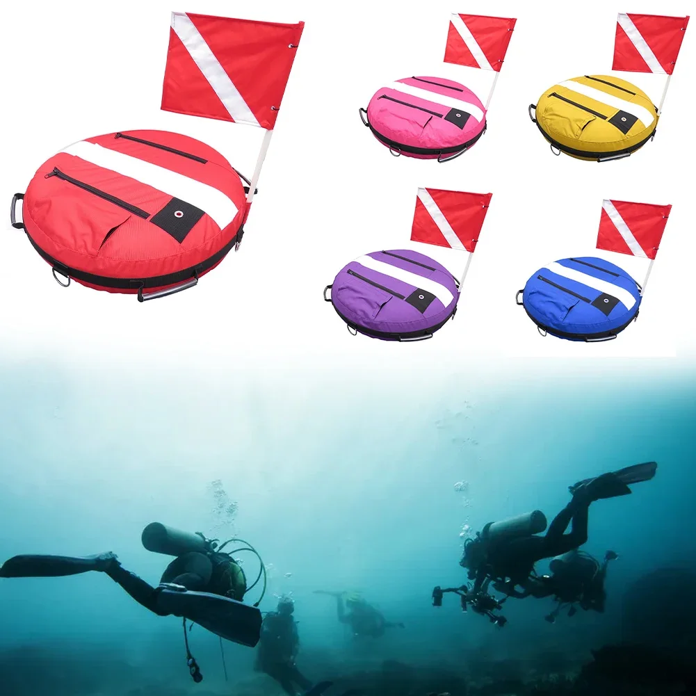 

Scuba Diving Freediving Training Buoy Diver Down Flag Float Marker Safety Buoyancy Signal Float Diving Gear Accessroy