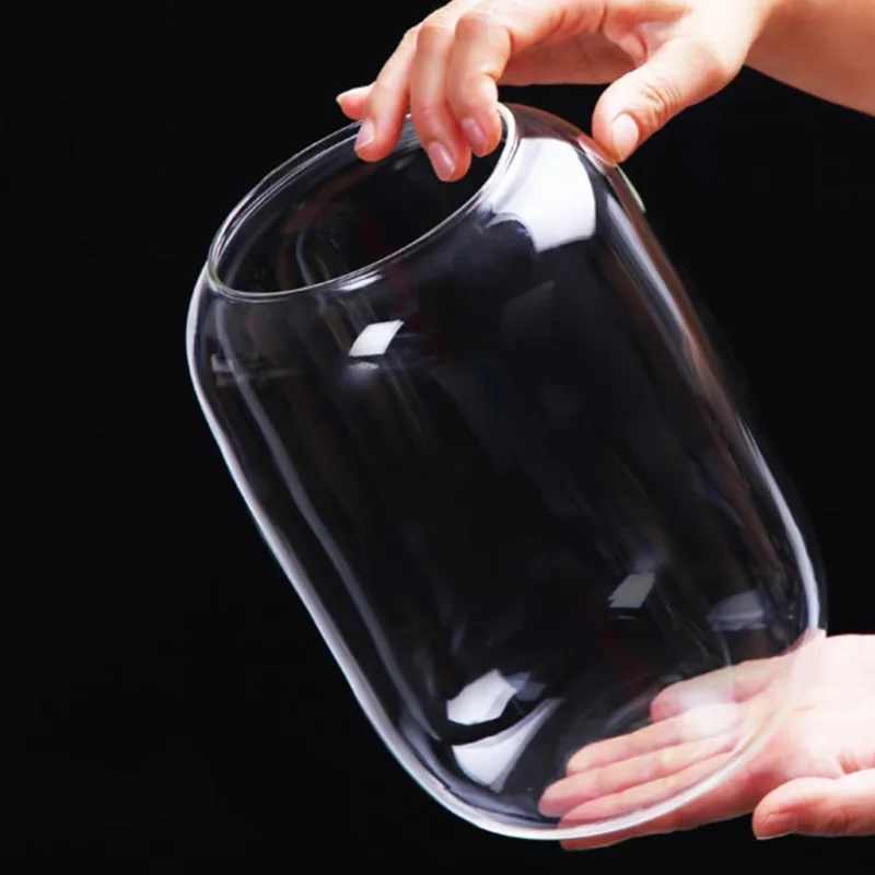 1PC Large Belly Glass Bottle, Used For Home, Office, Window Display, Desktop Decoration, Micro Garden, Handmade DIY Scenes