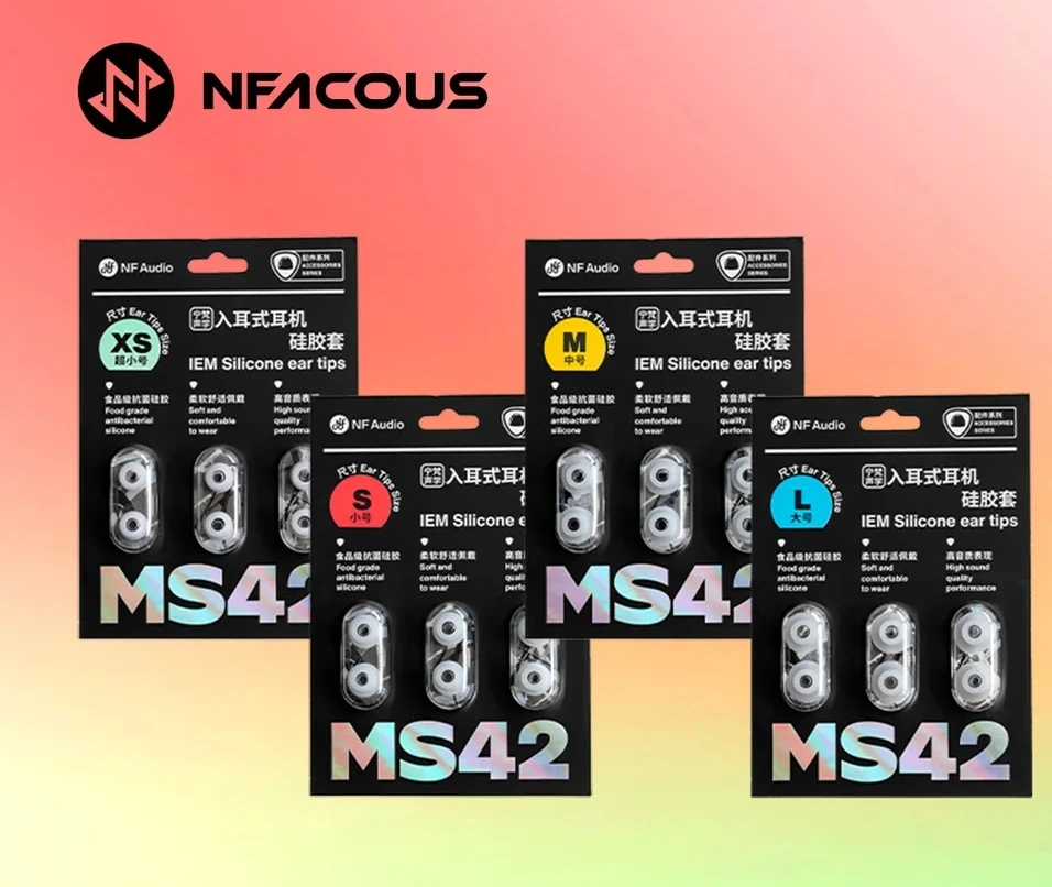 

NF ACOUS/NF Audio MS42 IEM Silicone Ear Tips
