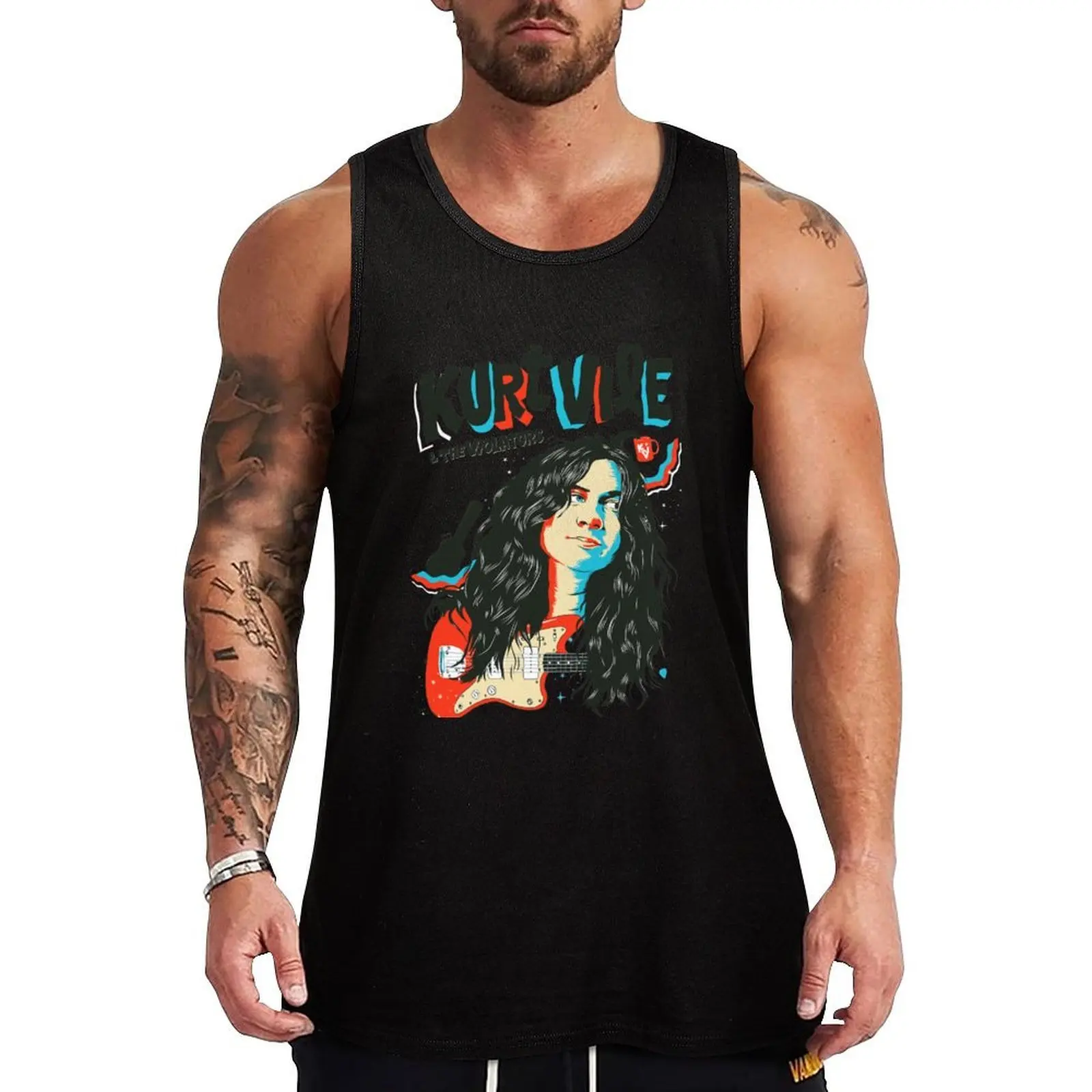 

Kurt Vile and the Violators Tank Top Street Style Tank Top Graphic Print Sleeveless Shirt