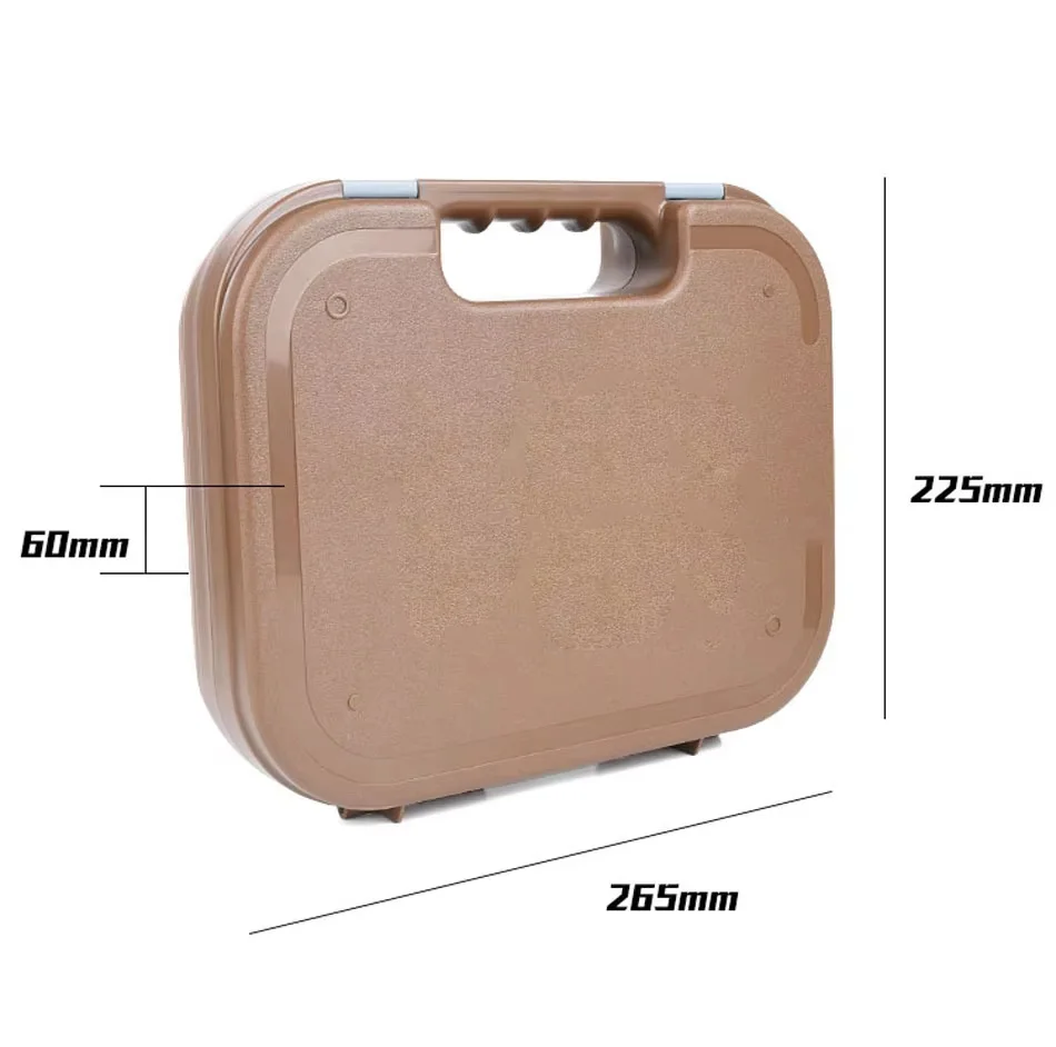 Caja seguridad táctica para pistola Glock – Maletín rígido con espuma