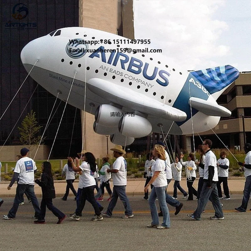 

Flying Inflatable Plane Balloon Good Price Attractive Parade Inflatable Airplane Helium Balloon