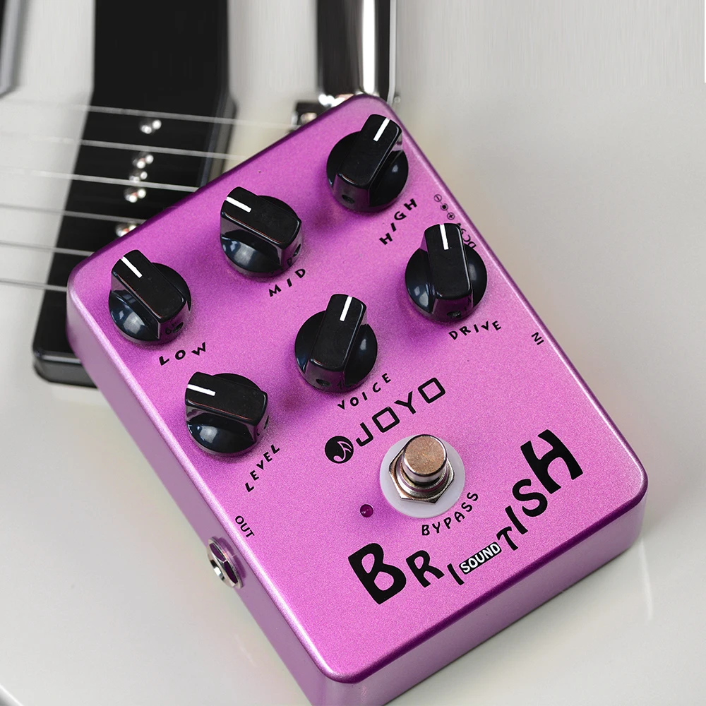 JOYO JF-16 Guitar British Sound Overdrive Effect Pedal Blues Breaker Overdrive to Plexi Roar JCM800 Pre-amp Simulation Pedal view 6