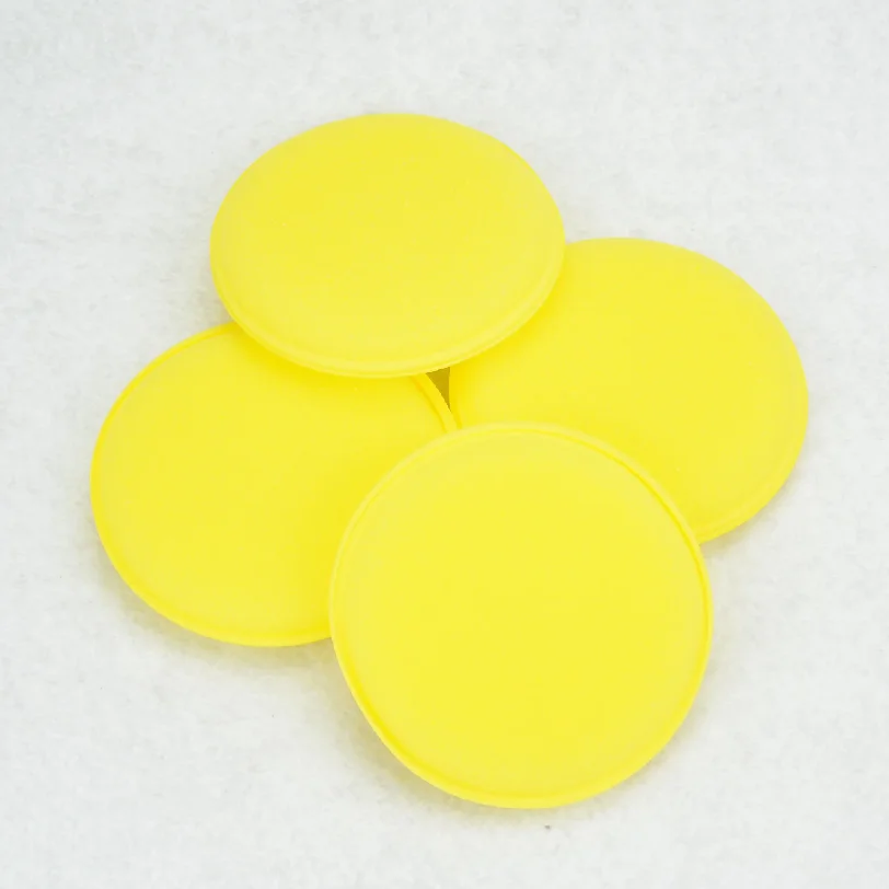 10-20Pcs Car Waxing Polish Wax Foam Sponge Applicator Pads 10CM Yellow Cleaning Sponge Clean Washer Washing Tool Car Cleaning