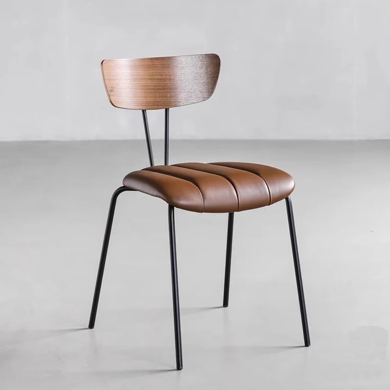 //*Designer Nordic Dining Chairs Modern Creative Comfortable Clear Dining Chairs Minimalist Lounge Muebles Postmodern Furniture