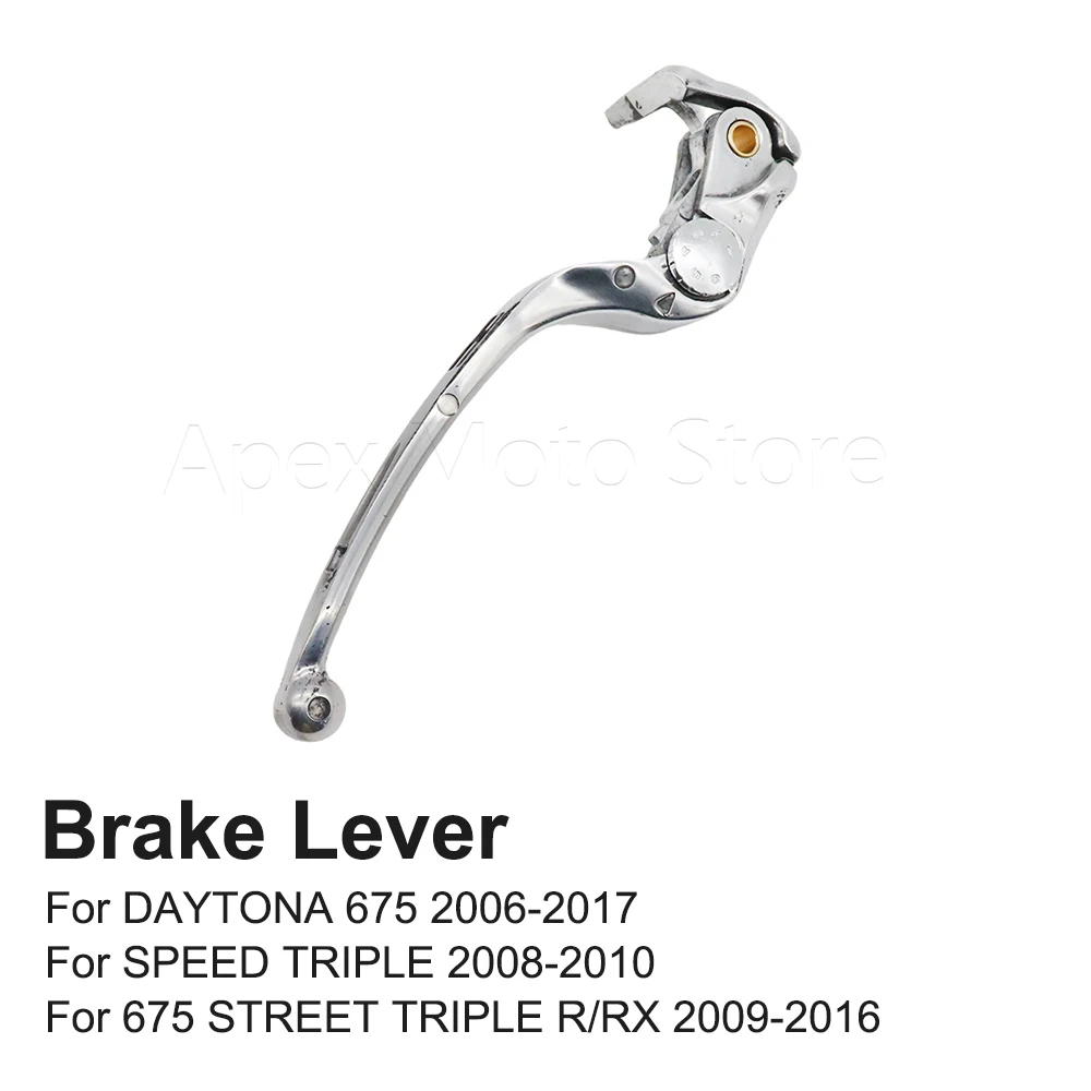 

For DAYTONA 675 2006-2017 SPEED TRIPLE 2008-2010 675 STREET TRIPLE R/RX 2009-2016 Motorcycle Brake Lever Aluminum Accessories