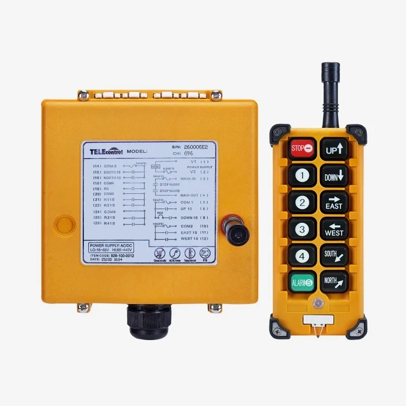 

UTING CE FCC Industrial Wireless Radio Single Speed F23-BBS Remote Control(1 Transmitter+1 Receiver) for Crane