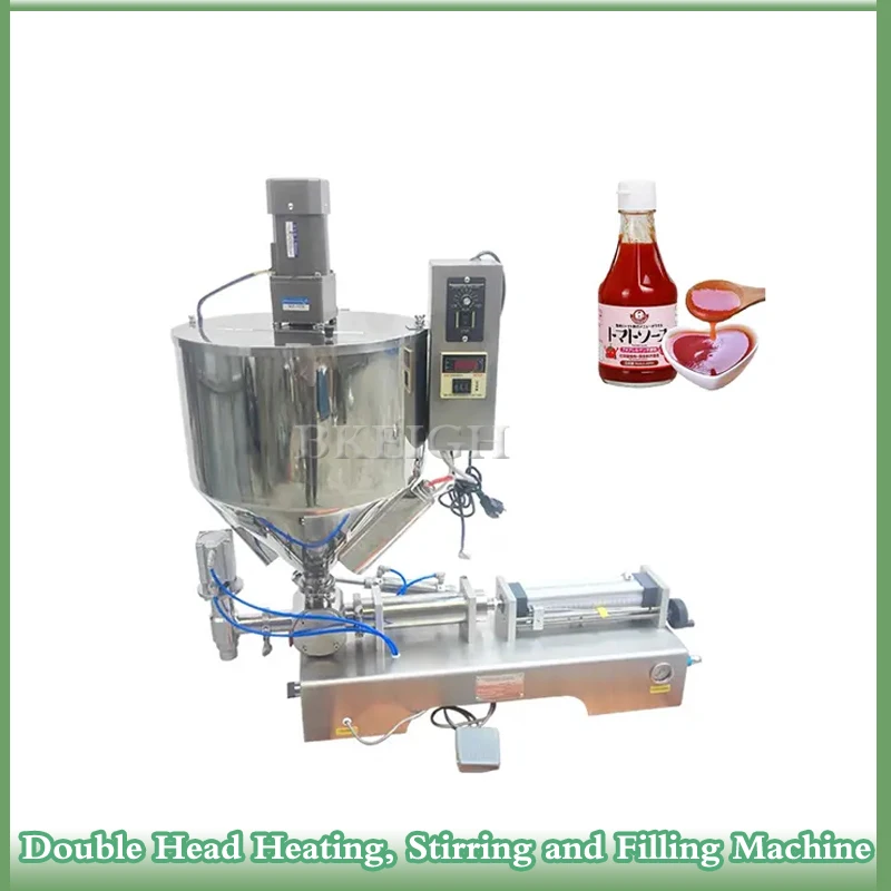 

High Viscosity Heating Stirring Filling Machine Tomato Chili Sauce Filling Machine