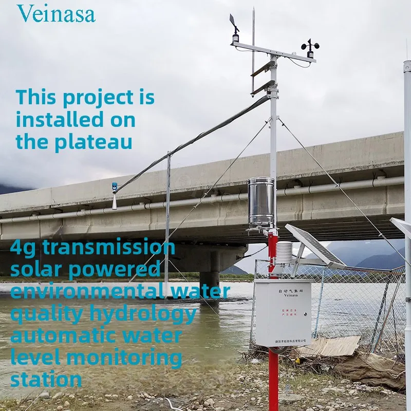 2026 Veinasa Environmental Water Quality Hydrological Automatic Monitoring Station Plateau Area River High Accuracy 220V EAWS015