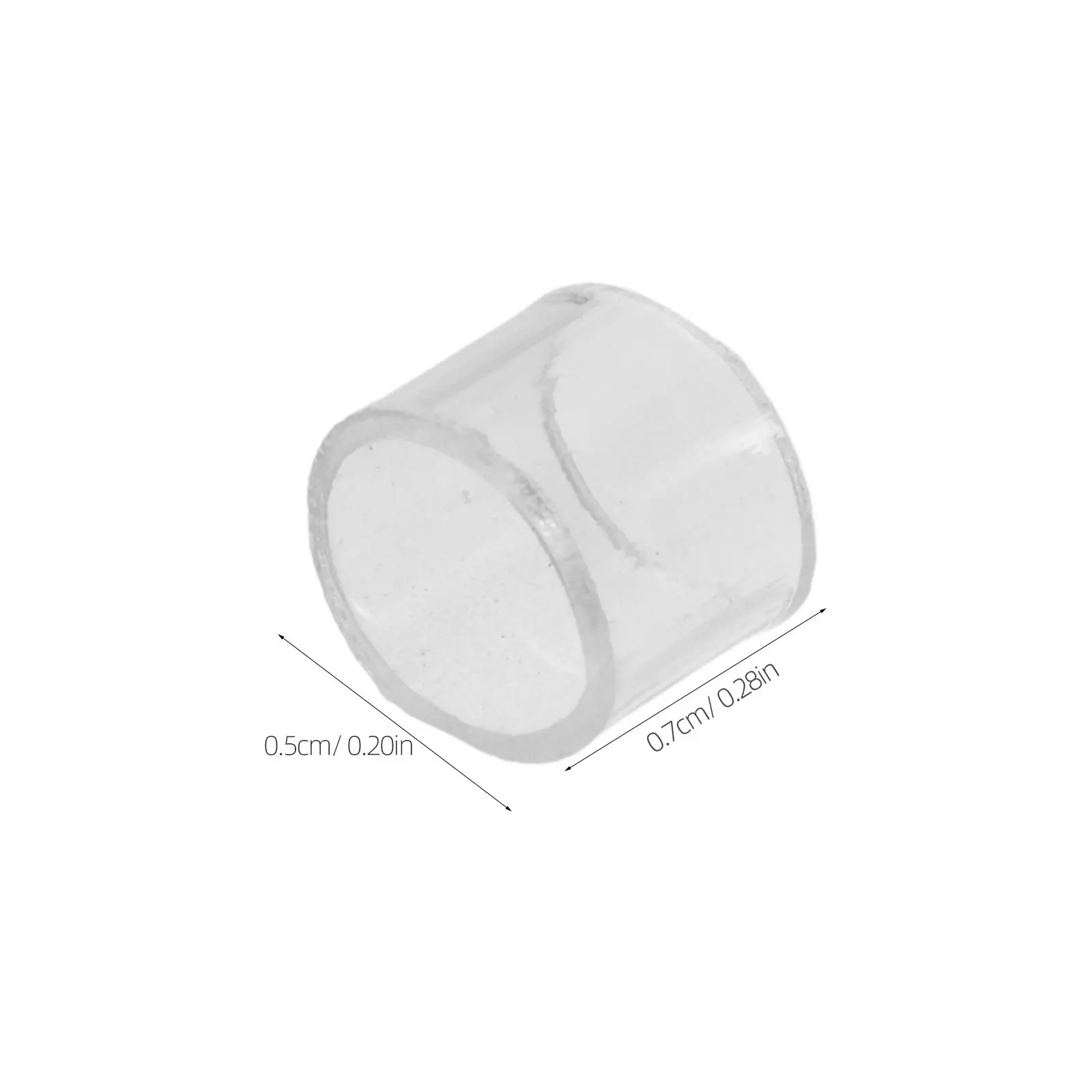 300Pcs Ceramic Tweezer Protective Sleeve 0.2 Inch Silicone Lab Tweezer Tip Locking Ring Jewelry Repair Electronic Tool