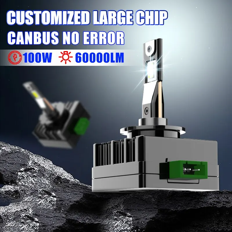 

Carshark D1S D3S Led Bulbs Headlight Canbus D4S D2S Auto Lamps 100W 60000LM Super Bright D1R D4R D2R D3R Car Light 1:1 HID Xenon