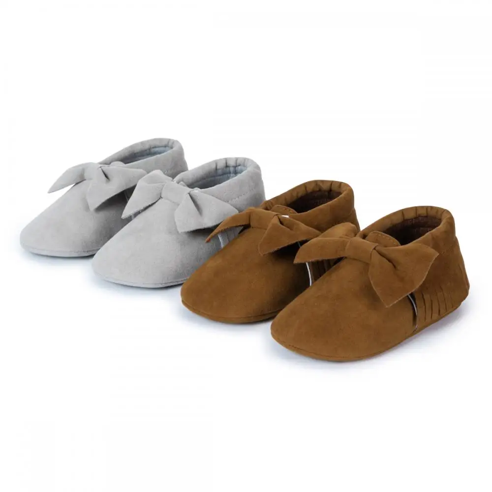 

Baby First Day Walking Shoes Bow Decoration Tassel Casual Shoes Newborn Baby Boys Girls Non-Slip Warm Shoes Four Seasons 0-18M