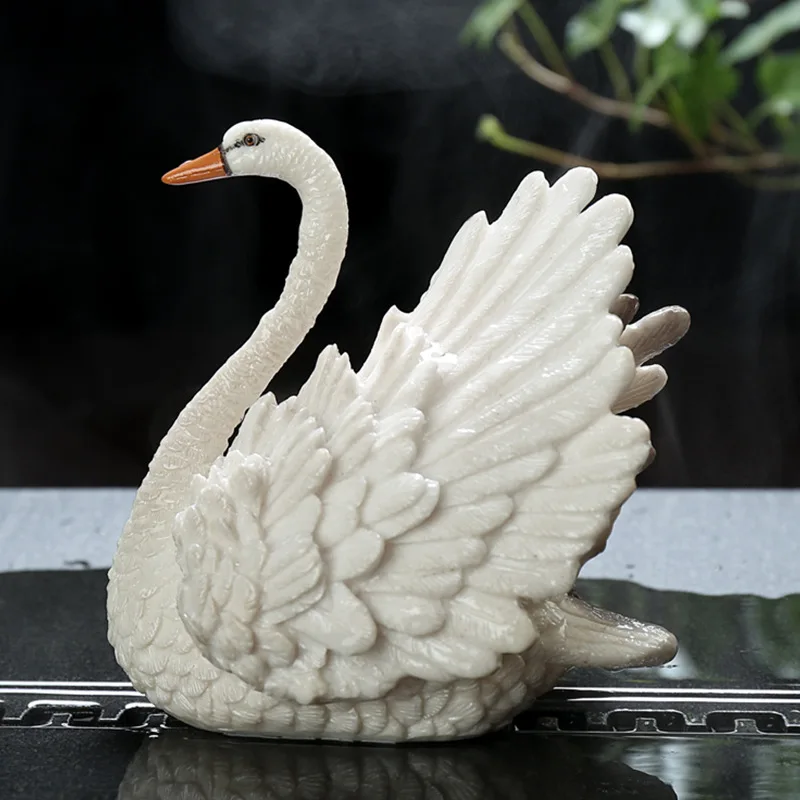 Tea Pet Color Changing Swan Golden Toad PiXiu Tea Plate Pet Accessories Tea Table Tea Ceremony Tea Set Decoration Gung Fu Tea