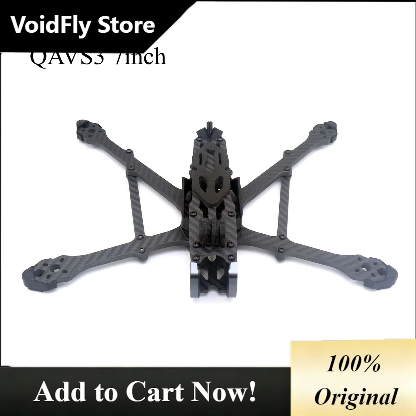 VoidFly QAVS3 T700 Folding Drone 5/7-inch Frame Kit for FPV O3 O4pro 5inch 7inch Propeller Long-range Drone