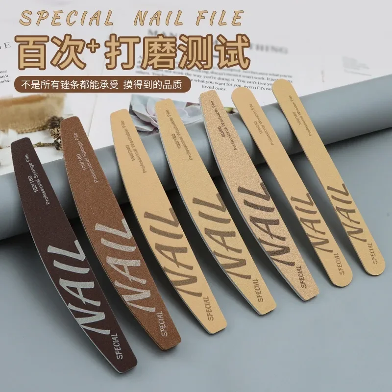 1/7pcs Nail File Limas 80/100/150/180/240 Grit Professional Sandpaper Cuticle Remover Buffer Files Manicure Tool Set Uñas