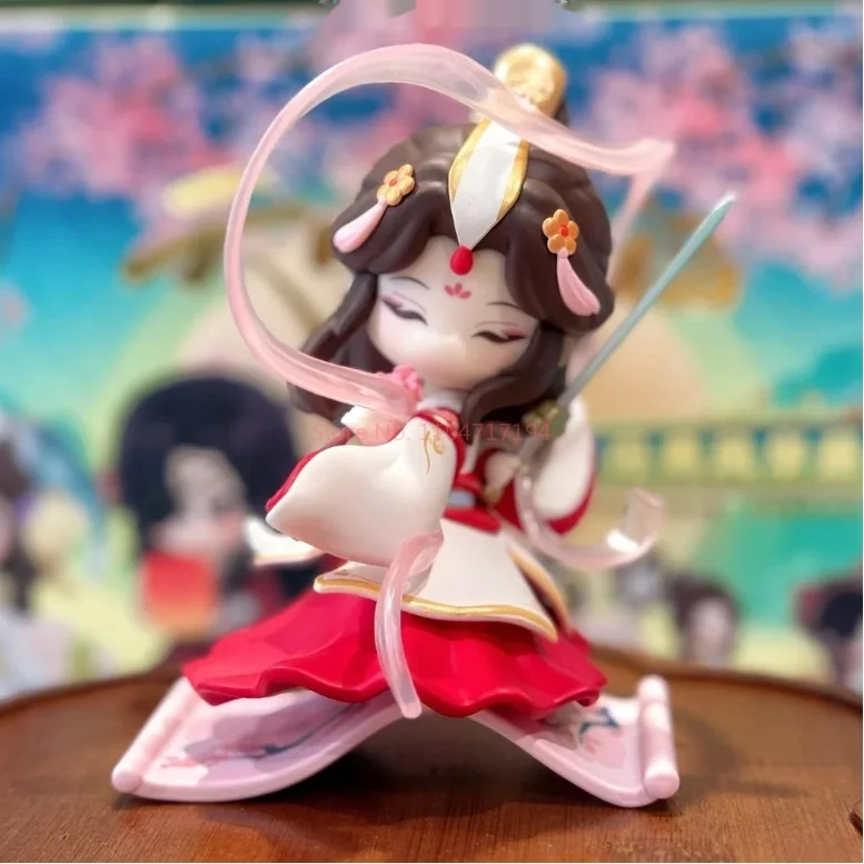 Tian Guan Ci Fu Dan Qing Feng Hua Series صندوق أعمى لطيف 12 سنتيمتر أنيمي شيه ليان وهوا تشنغ الشكل سطح المكتب تحصيل نموذج الهدايا