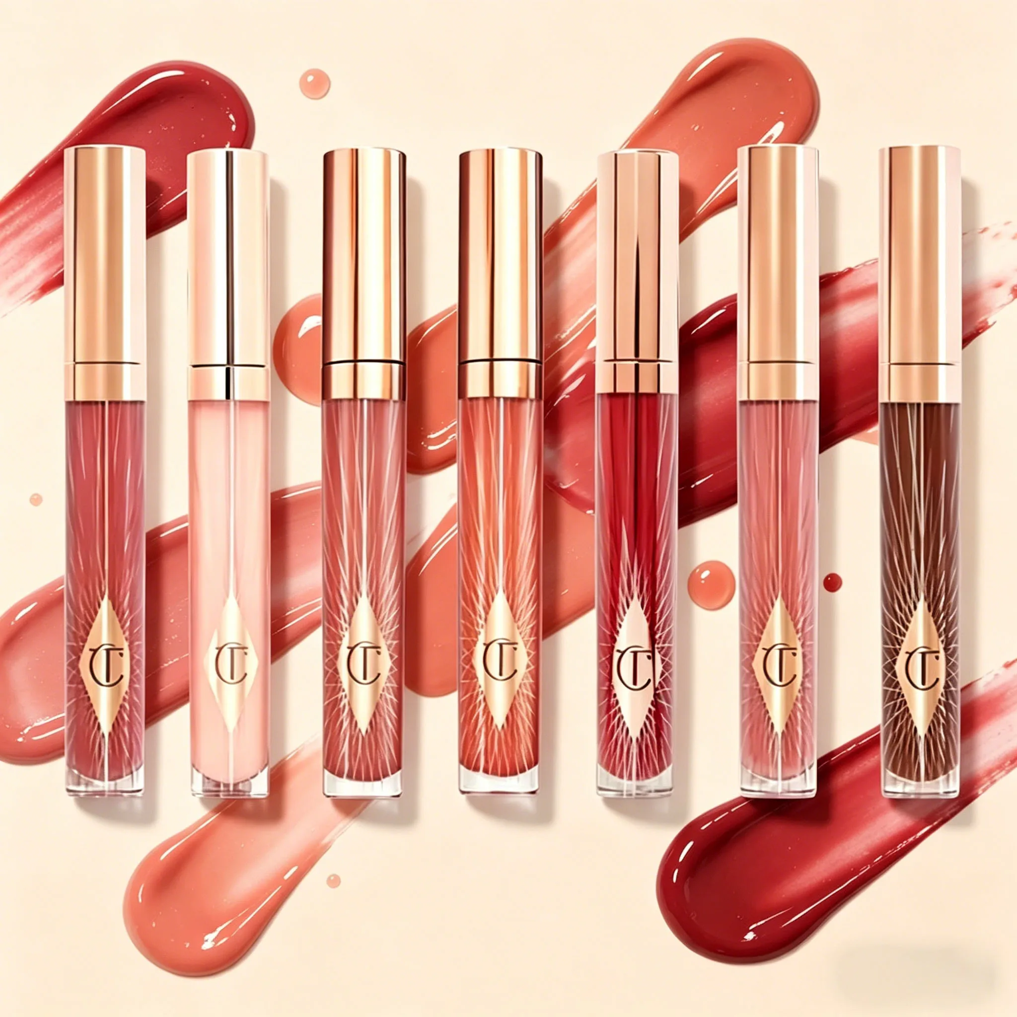 

Портативный бальзам для губ CT Makeup, блеск для губ, зеркало для макияжа, зеркало для прикроватного использования, помада, косметика, увлажняющее средство длительного действия