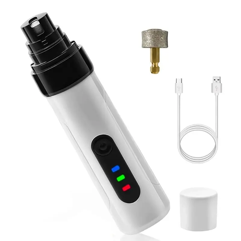 BHBD-Quiet Dog Nail Grinder-Pet Nail Trimmer For Small& Medium Dogs And Cats-Low Vibration File