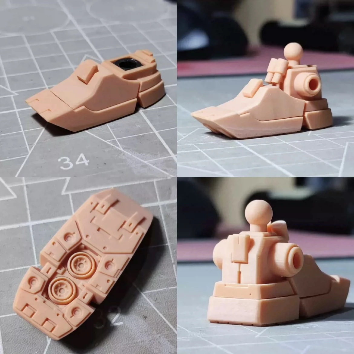 High Quality Ka Foot Printed Parts for  Model Modification Jim Character in Stock Toy Series Other