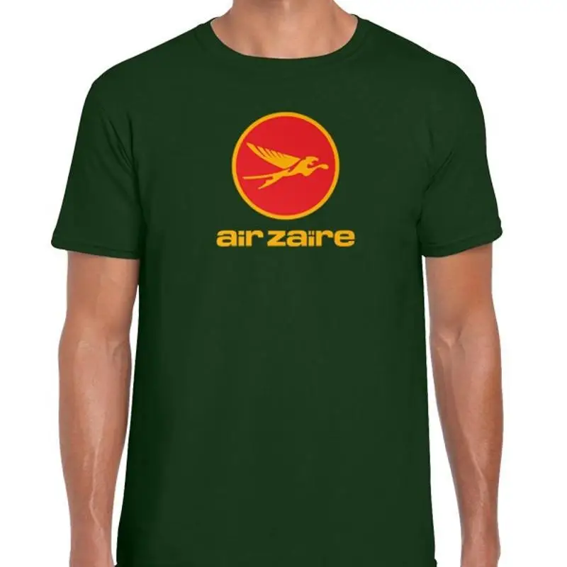 Air Zaire Kinshasa N'djili AZR DR Congo Airlines Retro T Shirt