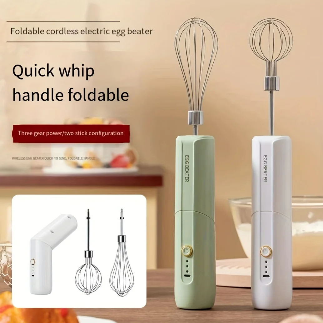 

Electric Milk Frother Handheld Egg Beater Coffee Milk Drink Egg Mixer Foamer Foamer Household Kitchen Cooking Tool