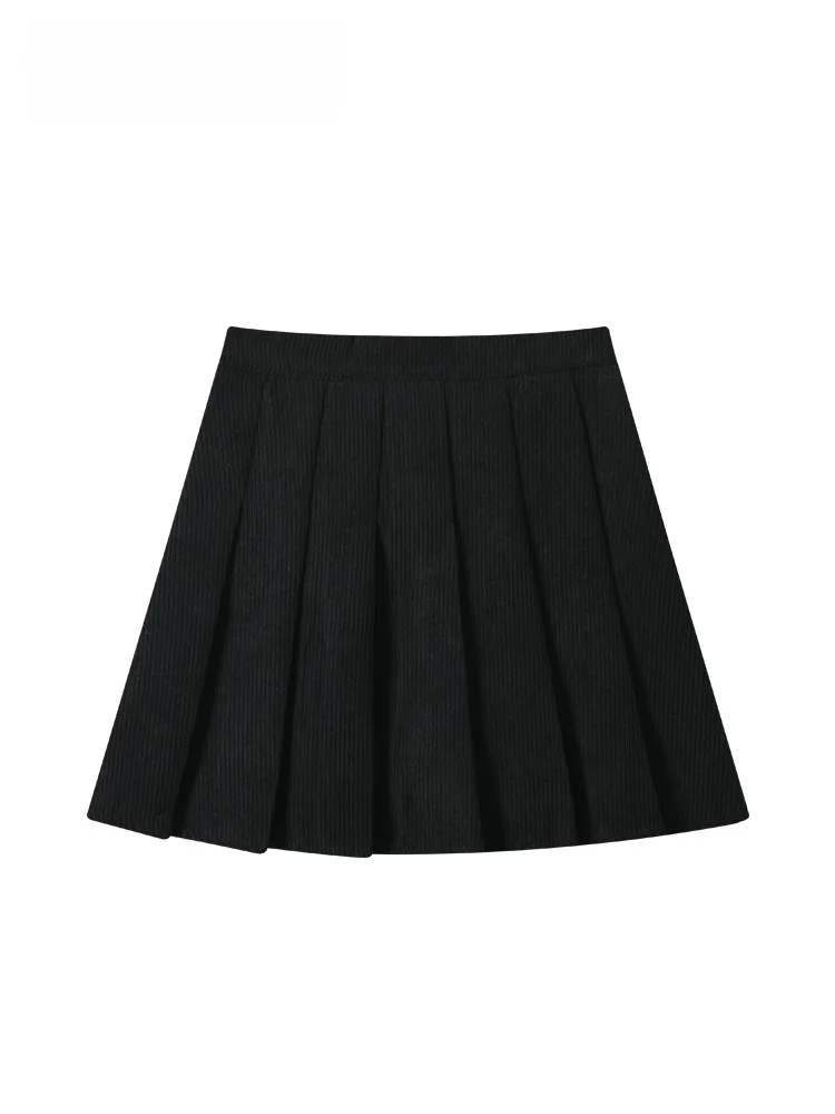 

Casual A-Line Skirt for plus Size Women Faionable Spring New Sle School orm Sle Age-Defng ort Skirt
