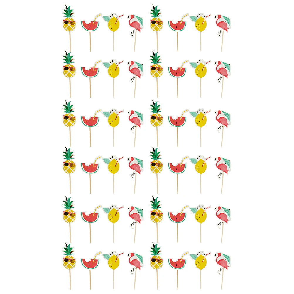 

Baking Picks Pineapple Honeycomb Summer Party Toppers Fruit Dessert Cartoon Cake Decorations Birthday Favor Strong