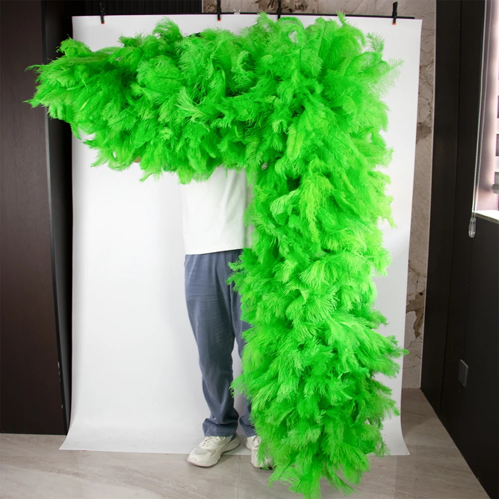 

Whole ostrich feather boa for wedding and holiday decorations, handicrafts, clothing accessories, and party dresses.